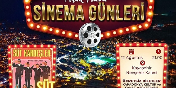 Açık Hava Sinema Günleri'nde Hafta Sonu “Süt Kardeşler" Günü