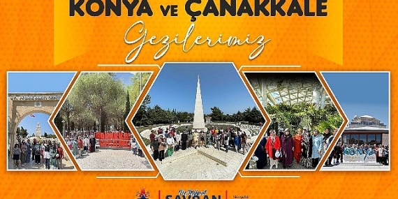 Çanakkale ve Konya Kültür Gezileri sona erdi