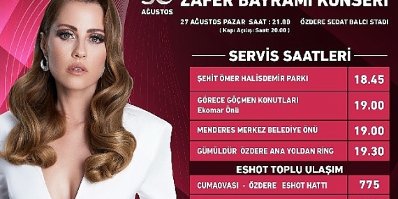 Menderes Zafer Coşkusunu Derya Uluğ İle Kutlayacak