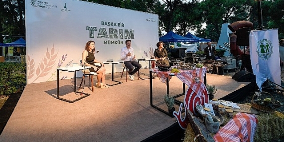 92. İzmir Enternasyonal Fuarı'nda gençlerle tarladan sofraya
