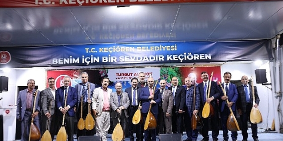 Âşıklar sazla sözle buluştu