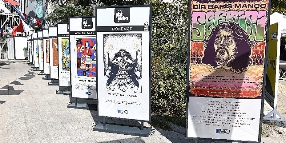 Kadıköy'de plaklar Barış Manço anısına dönüyor