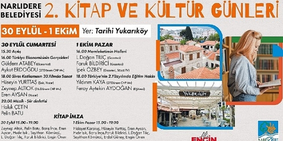 Narlıdere 2.Kitap ve Kültür Günleri için Geri Sayım