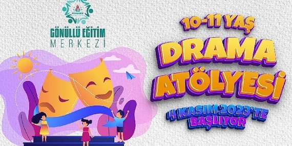 Çocuklar için ücretsiz drama atölyesi etkinliği başlıyor