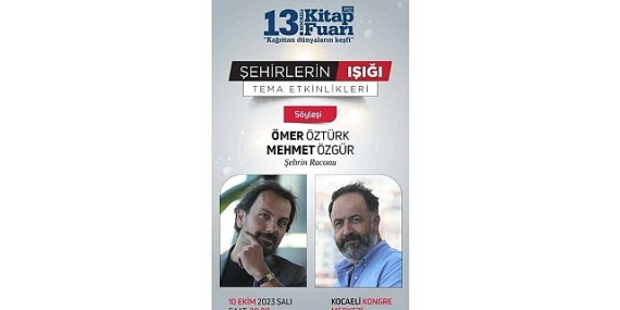 Öztürk ve Özgür'den “Şehrin raconu” adlı söyleşi