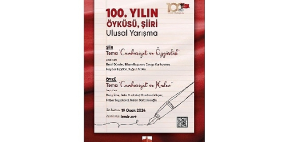 “100. Yılın Öyküsü, Şiiri" yarışmasına başvurular başladı
