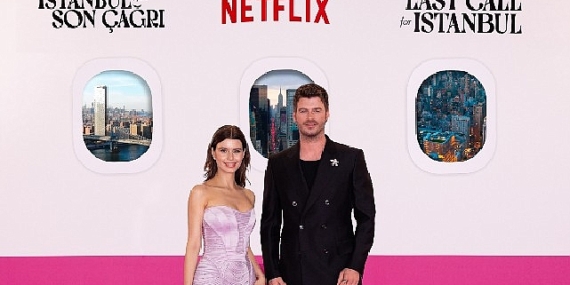 Başrollerini Kıvanç Tatlıtuğ ve Beren Saat'in paylaştığı Netflix'in yeni filmi İstanbul İçin Son Çağrı'nın galası gerçekleşti
