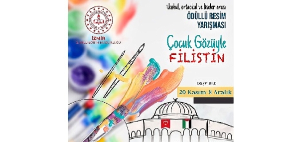 “Çocuk Gözüyle Filistin" Temalı Resim Yarışması İçin Başvurular Başlıyor
