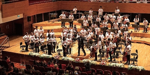 Çocuklar, gençler ve kadınlardan Cumhuriyet aşkına Ahmet Adnan Saygun’da muhteşem 100 Yıl konseri