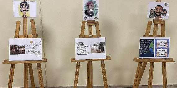 EKAMİT'ten “Geçmişten Günümüze Karikatür Çizimleri" Sergisi