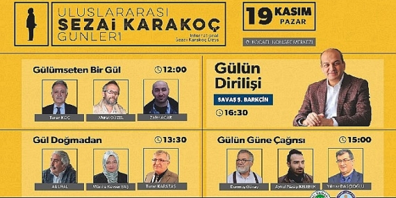 Uluslararası Sezai Karakoç Günleri başlıyor
