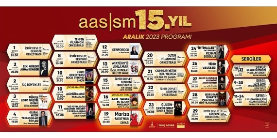 15'inci yıla özel 2023'e görkemli veda