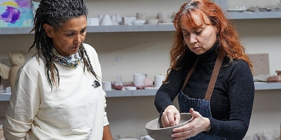 Çamura hayat, insanlara mesaj veriyorlar