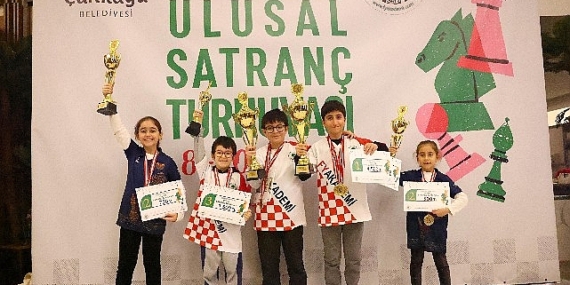 Çankaya'nın “kasparov”ları yarıştı