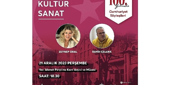 Cumhuriyet Söyleşileri Zeynep Oral ve Semih Çelenk ile devam ediyor