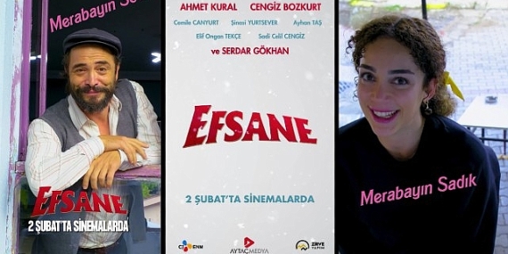 'Efsane' filminden efsane gönderme