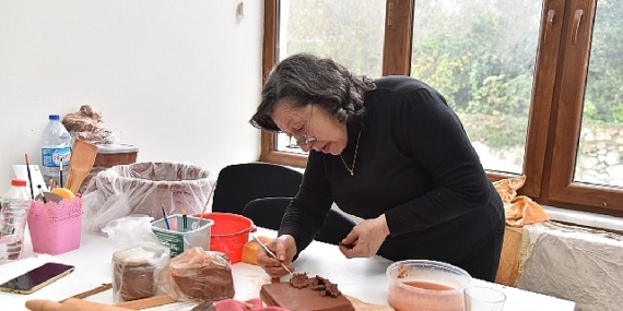 Kartepe'de seramikten sanata