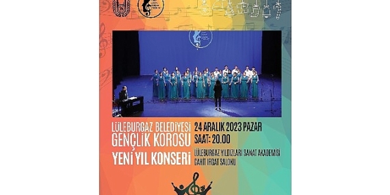 Lüleburgaz Belediyesi korolarından yeni yıl konserleri