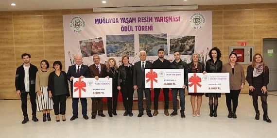 Muğla'da Yaşam Resim Yarışması Ödülleri Verildi