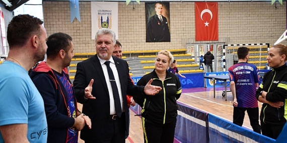 Gerenli'den Uluslararası Kış Masa Tenisi Kampı'na ziyaret