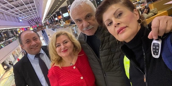 İhsan Taş yeni filmini sinema salonunda izledi