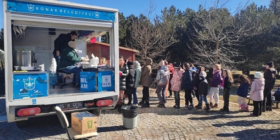 Konaklı minik sporculara yarıyıl tatili hediyesi Spil gezisi