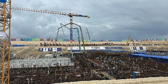 Mısır'daki El-Dabaa NGS'nin 4'üncü Güç Ünitesi'nde ana inşaat aşamasına geçildi