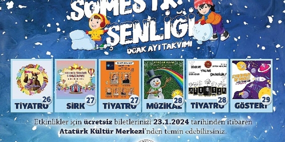 Saray Belediyesi Sömestr Şenliği başlıyor