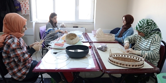 Sepet örücülüğü kursu KO-MEK'te