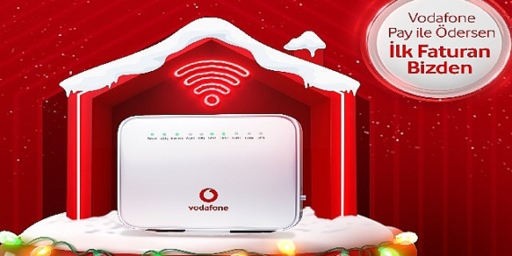 Vodafone Ev İnterneti'ne gelenlerin ilk faturası Vodafone'dan