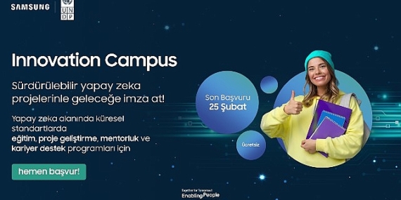 ''Innovation Campus'' Programı kapsamında genç kadınlara özel açılan yeni yapay zeka sınıfının başvuruları başladı