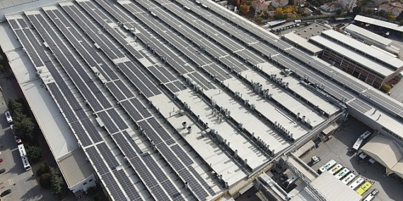 MAN Türkiye, fabrikasında kullandığı elektriğin %45'ini güneşten alacak