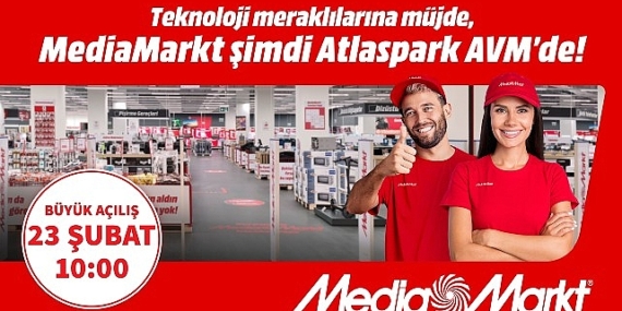 MediaMarkt Yeni Mağazasını Atlaspark AVM'de Açıyor
