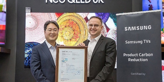 Samsung'un 2024 Model Neo QLED, OLED ve Lifestyle TV'leri, TÜV Rheinland'dan “Düşük Karbon" Sertifikası Aldı