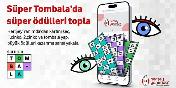 Vodafone Her Şey Yanımda'da Tombala Heyecanı Başladı