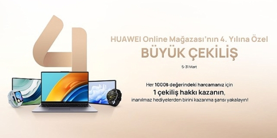 1 milyona yakın cihazı tüketicilerle buluşturan HUAWEI Online Mağaza 4.yaşını kutluyor