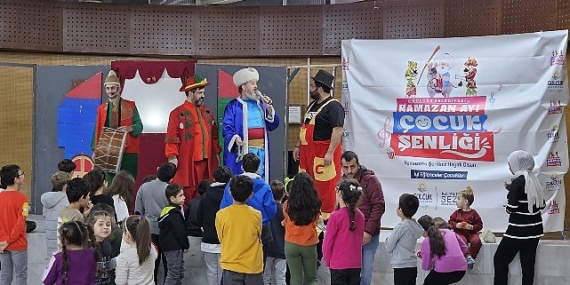 Gölcük Belediyesi “Geleneksel Ramazan Ayı Çocuk Şenliği" etkinlikleri, Şirinköy'de çocuklar unutulmaz bir akşam yaşattı