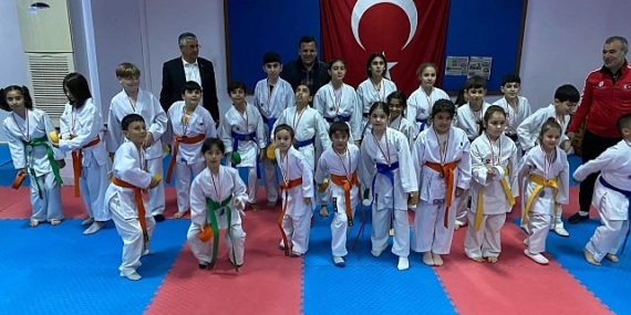 Karatecilerimizin kuşak mutluluğu