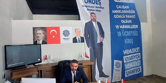 Memleket Partisi Belediye Başkan Adayı Öndeş: Kağıthane'de tek bir madde bağımlısı genç kalmayacak