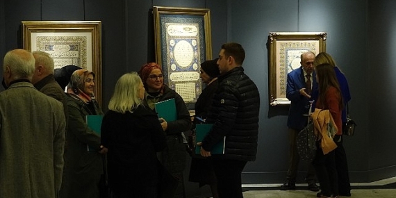 Nakkaş Tezyini Sanatlar Merkezi Hilye Sergisi Bağlarbaşı Kongre ve Kültür Merkezi'nde Sanatseverlerle Buluştu