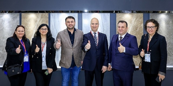 Türk doğal taş ihracatçıları Çin'den başarıyla döndü