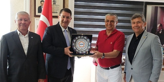 AESOB Başkanı Dere’den Başkan Topaloğlu’na ziyaret