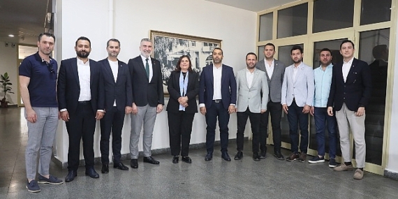 Aydın Genç İş İnsanları Derneği Aydın Büyükşehir Belediye Başkanı Özlem Çerçioğlu’na nezaket ziyaretinde bulundu