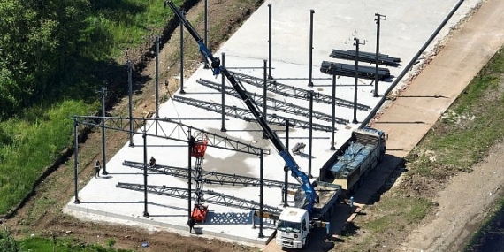 Başiskele Su Sporları Merkezine çelik kolon