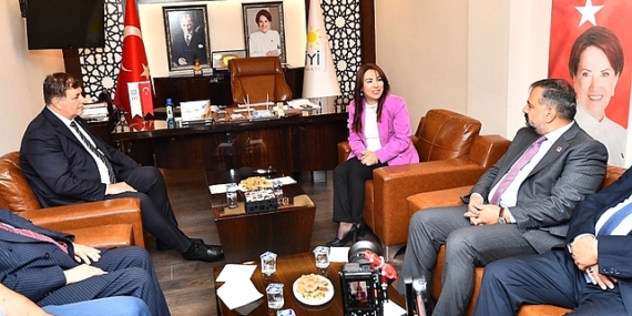 Başkan Tugay’dan İYİ Parti’ye ziyaret  “5 yıl hep beraber çalışacağız”