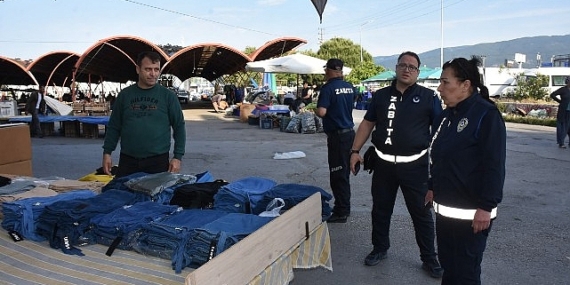 Edremit’te pazaryerlerinde denetim