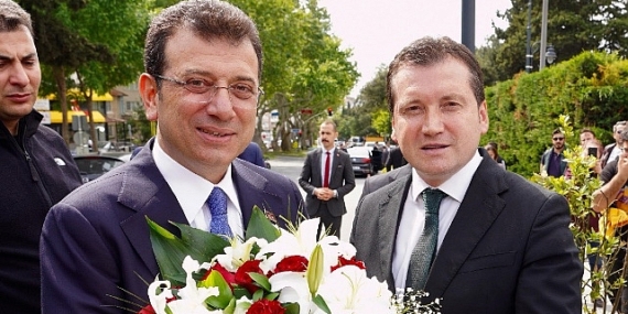 Ekrem İmamoğlu, Silivri’nin yeni Belediye Başkanı seçilen Bora Balcıoğlu’na tebrik ziyaretinde bulundu
