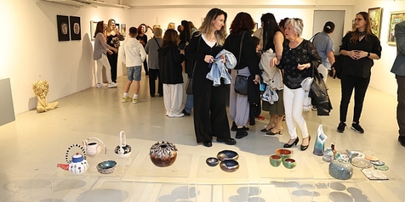 El emeği eserler Nilüfer Sanat Atölyeleri sergisinde izlenime açıldı