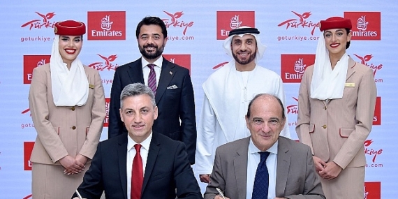 Emirates, Türkiye'deki turizmi desteklemek için Türkiye Turizm Tanıtım ve Geliştirme Ajansı (TGA) ile iş birliği anlaşması imzaladı