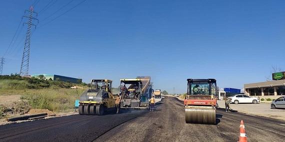 Gebze Pelitli Yolu Caddesine asfalt